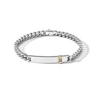 Bracciale Comete Uomo Elegant in Acciaio Diamante 0.02 Ct UBR 1154 - UBR 1154